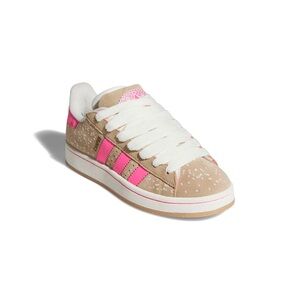Adidas Campus Sneakers in Pink and Tan
